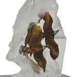 Valor Eagle Lucite Art Cremation Urn