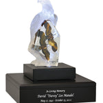 Valor Eagle Lucite Art Cremation Urn