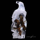Valor Eagle Lucite Art Cremation Urn