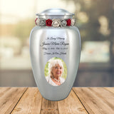 Eternal Love Photo Cremation Urn Adult Picture Urn - Tribute Wreath™ - Pro Personalization - Burial Vault Option