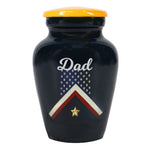 Veteran Flag Mini Urn - Love Charms® Option 