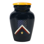 Veteran Flag Mini Urn - Love Charms® Option 
