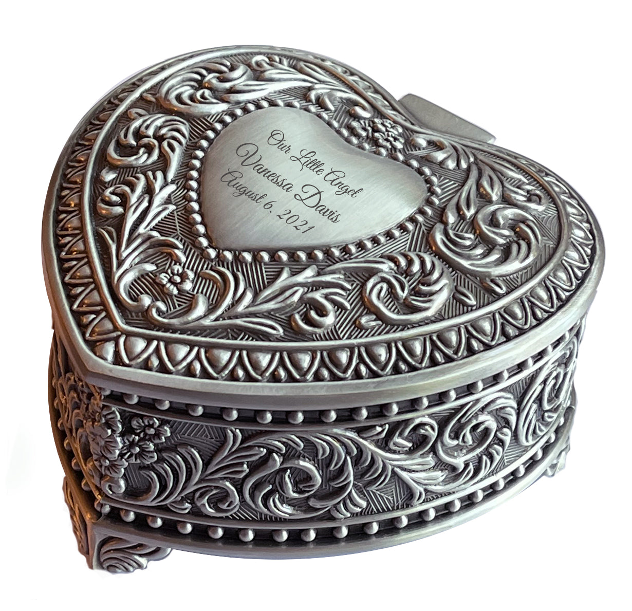 Victorian Heart Infant Urn