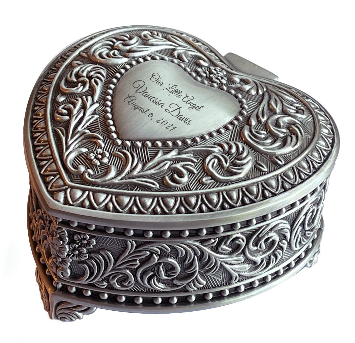 Victorian Heart Infant Urn