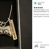 Game Controller Video Jewelry Ash Urn - Love Charms® Option