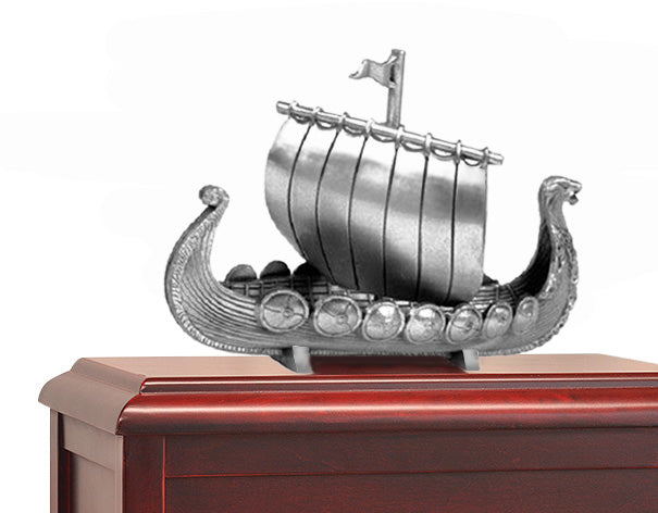 Viking Ship Adult Redwood Adult or Medium Urn