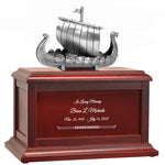 Viking Ship Adult Redwood Adult or Medium Urn