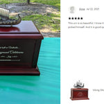 Viking Ship Adult Redwood Adult or Medium Urn