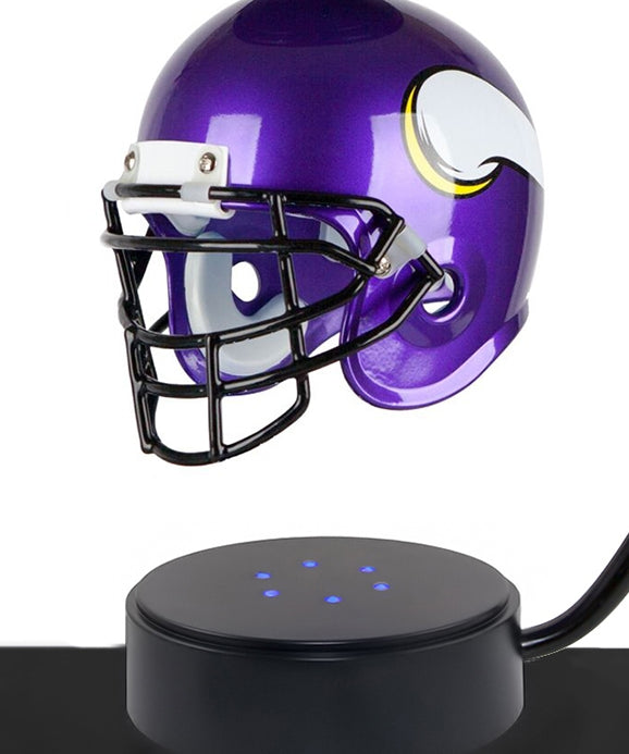 Football Cremation Urn & Minnesota Viking Hover Helmet Décor