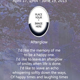 Violet Forest Poem Afterglow and Picture Urn