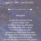 Violet Forest Poem After GlowUrn
