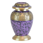 Violet Garden Keepsake Urn - Love Charms Option