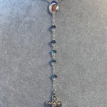 Virgin Mary Antiqued Rosary Necklace Urn