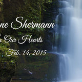 Waterfall Keychain Urn Image