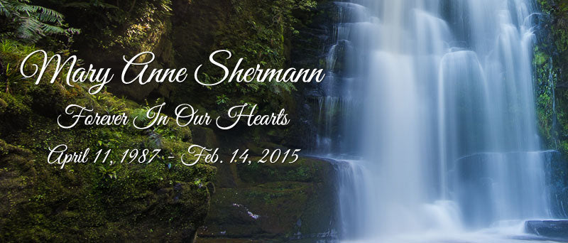 Waterfall Keychain Urn Image