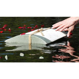 Ivory Companion Peaceful Pillow® Flowers & Pearls Water Burial Urn