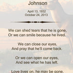Western Wood Poem Urn