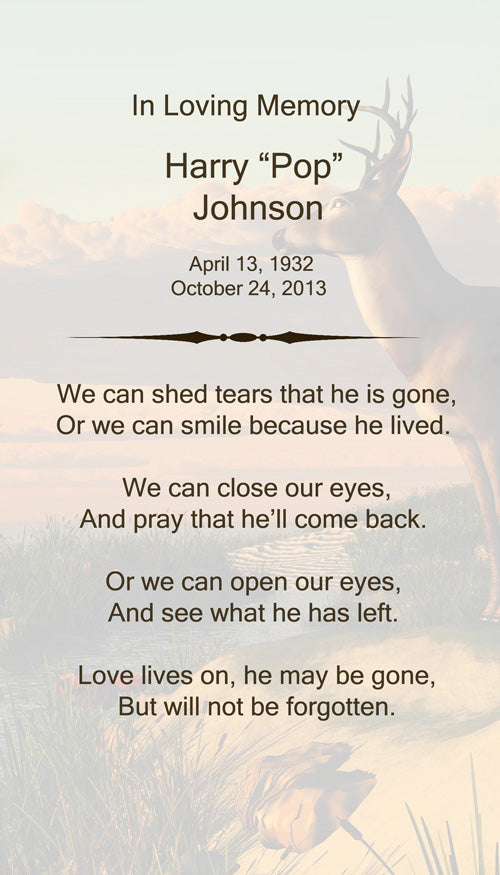 Western Wood Poem Urn