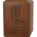 Cowboy Boots Urn