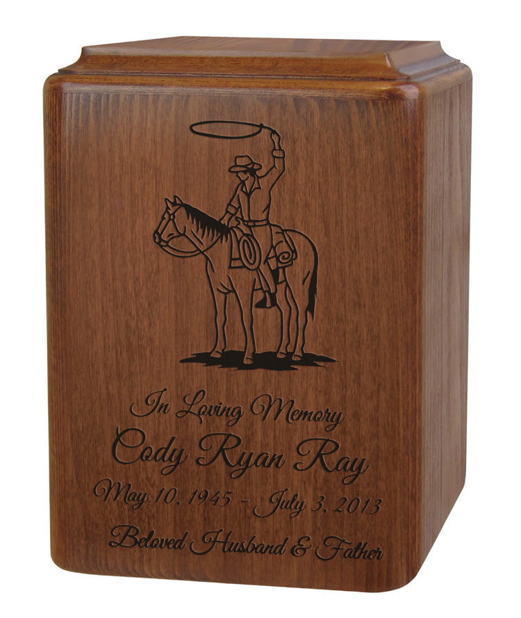 Lasso Rider Urn