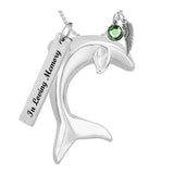 Jumping Whale Jewelry Ash Urn - Love Charms™ Option