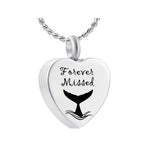 Whale Watching Memories Forever Loved Ash Pendant Urn - Love Charms® Option