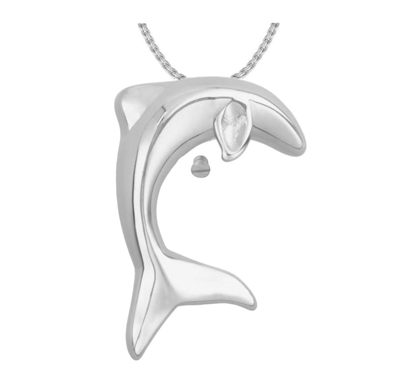 Jumping Whale Jewelry Ash Urn - Love Charms™ Option