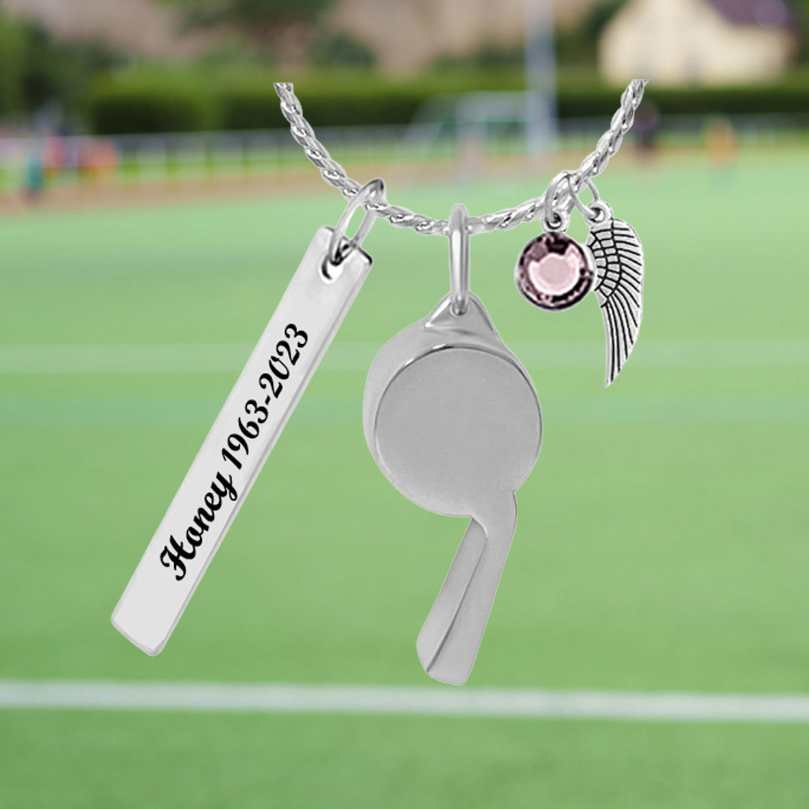 Whistle Coach or Dog Whistle Stainless Ash Urn - Love Charms™ Option