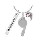Whistle Coach or Dog Whistle Stainless Ash Urn - Love Charms™ Option