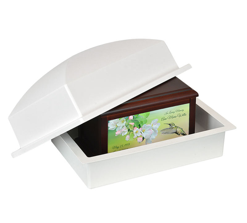 Assured Adult Urn Vault - Grey - White - Navy - Black