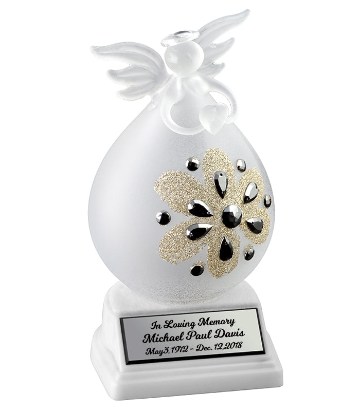 Star Burst Precious Angel Glass Keepsake Urn