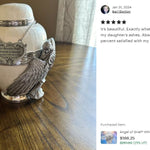 Wings of an Angel White Adult Urn - Pro Laser Engraving - Burial Vault Option