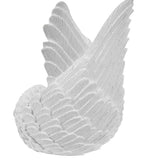 White Angel Wings Keepsake Urn