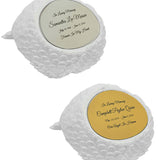 White Angel Wings Keepsake Urn