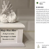 New Born Infant Angel Column Urn - Baby Girl or Boy Urn For Infants