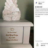 New Born Infant Angel Column Urn - Baby Girl or Boy Urn For Infants