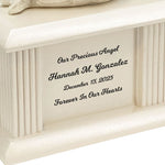 Angel of Protection Infant Satin Urn