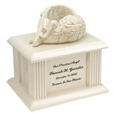Angel of Protection Infant Satin Urn