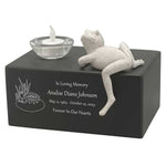 Frog at the Lily Pond Adult Cremation Urn - Free Engraving