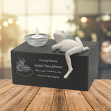 Frog at the Lily Pond Adult Cremation Urn - Free Engraving