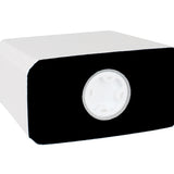 White Granite Photo Adult Urn - Full Color or Black & White Picture Urn - Free Burgundy Bag