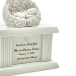 New Born Infant Angel Column Urn - Baby Girl or Boy Urn For Infants