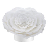 White Peaceful Petal® Flower Water Burial Adult or Companion Urn - Purple Butterfly Option
