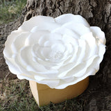 White Peaceful Petal® Flower Water Burial Adult or Companion Urn - Purple Butterfly Option