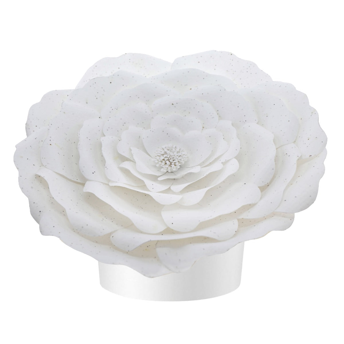 White Peaceful Petal® Flower Water Burial Adult or Companion Urn - Purple Butterfly Option