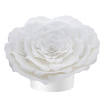 White Peaceful Petal® Flower Water Burial Adult or Companion Urn - Purple Butterfly Option