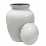 White Child Urn - Free Photo & Engraving - Tribute Wreath® Option - Fast Shipping