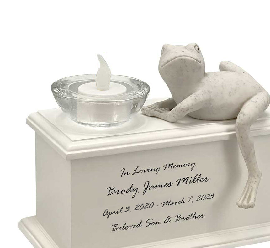 Baby Frog Child Urn