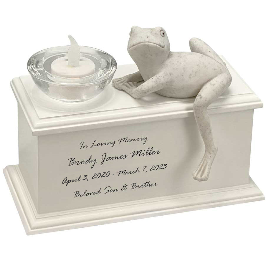 Baby Frog Child Urn