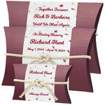 Roses Peaceful Pillow® Water Burial Cremation Urn - Biodegradable Water Burial At Sea Urn - Wide River Urn